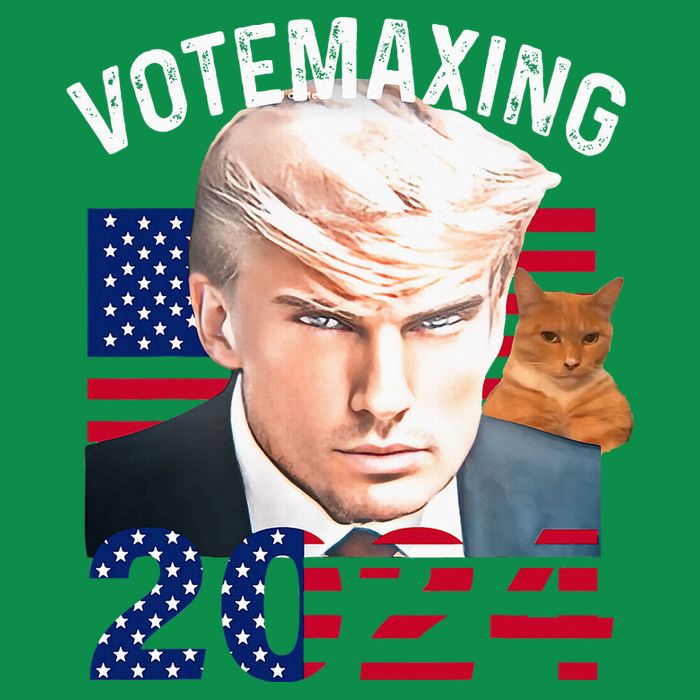 Votemaxing 2024 Trump Mewing Looksmaxxing Tall T-Shirt