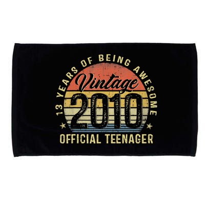 Vintage 2010 Teenager 13th Birthday Gifts 13 Yr Old Microfiber Hand Towel