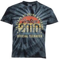 Vintage 2010 Teenager 13th Birthday Gifts 13 Yr Old Kids Tie-Dye T-Shirt