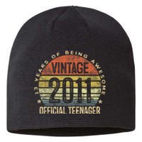 Vintage 2011 Teenager 13th Birthday Gifts 13 Yr Old Sustainable Beanie