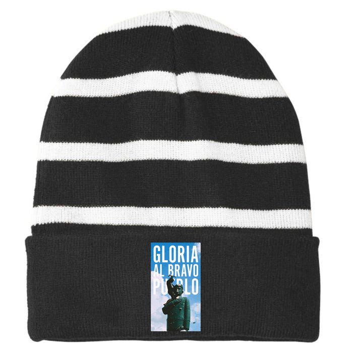 Venezuela 2024 Striped Beanie with Solid Band