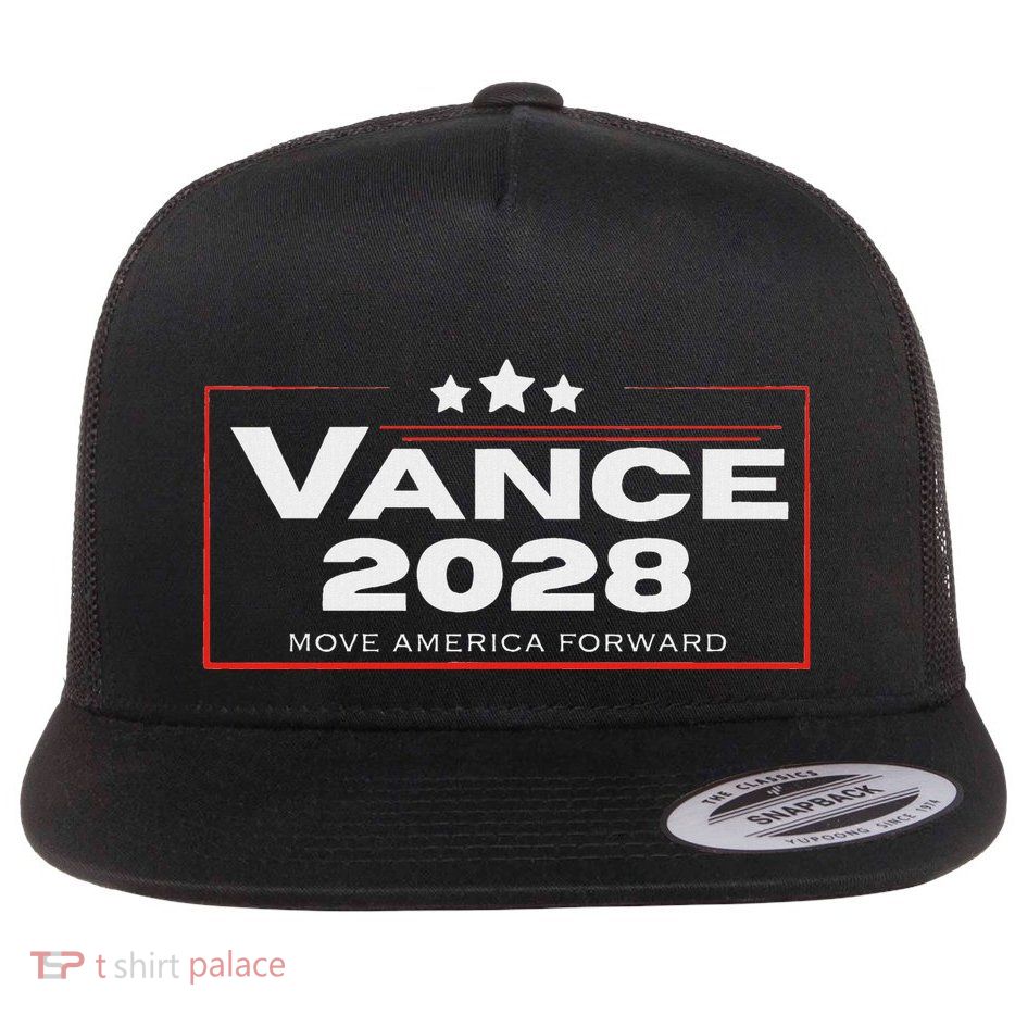 Vance 2028 Flat Bill Trucker Hat