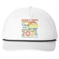 Vintage 2024 Vacation Family Vibes Making Memories Together Snapback Five-Panel Rope Hat