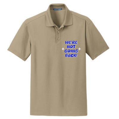 Vote 2024 Were Not Going Back Democracy Election President V Neck Dry Zone Grid Polo