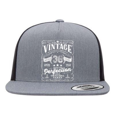 Vintage 36th Birthday Perfection Original Part 1987 Flat Bill Trucker Hat