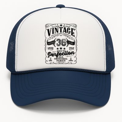 Vintage 36th Birthday Perfection Original Part 1987 Trucker Hat