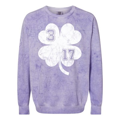 Vintage 317 Irish Clover Colorblast Crewneck Sweatshirt