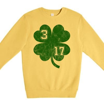 Vintage 317 Irish Clover Premium Crewneck Sweatshirt