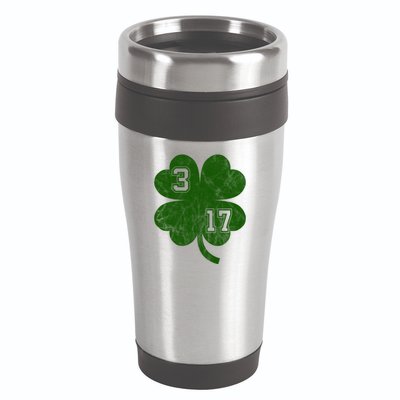 Vintage 317 Irish Clover 16oz Travel Tumbler