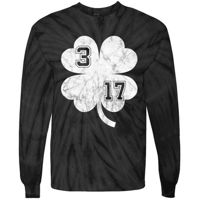 Vintage 317 Irish Clover Tie-Dye Long Sleeve Shirt