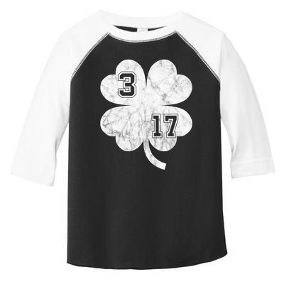 Vintage 317 Irish Clover Toddler Fine Jersey T-Shirt