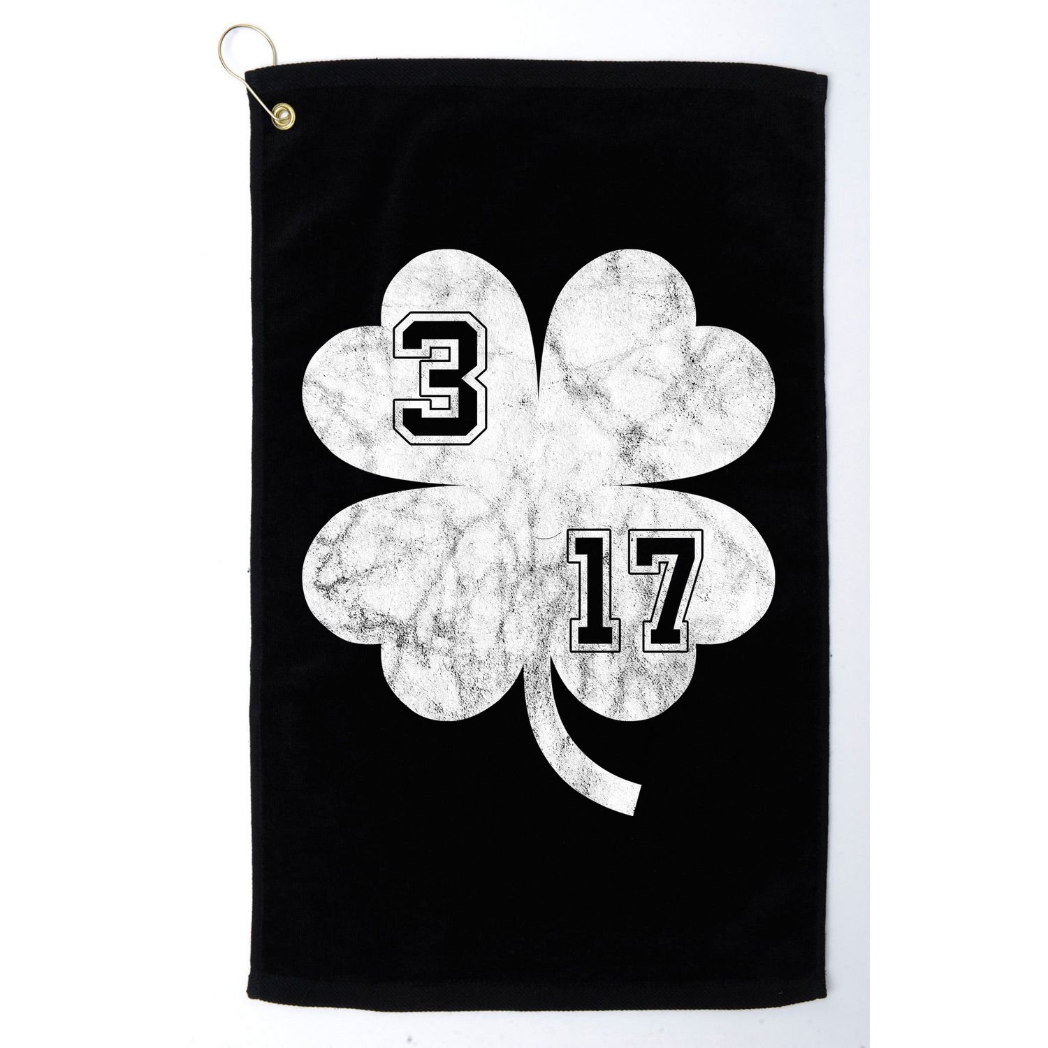 Vintage 317 Irish Clover Golf Towel