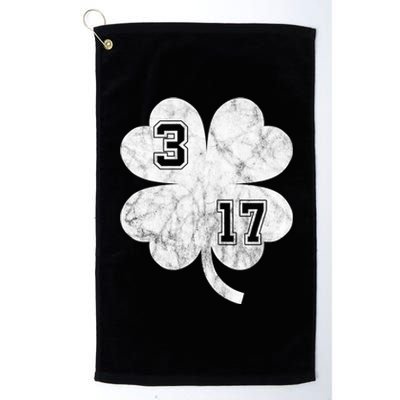 Vintage 317 Irish Clover Platinum Collection Golf Towel