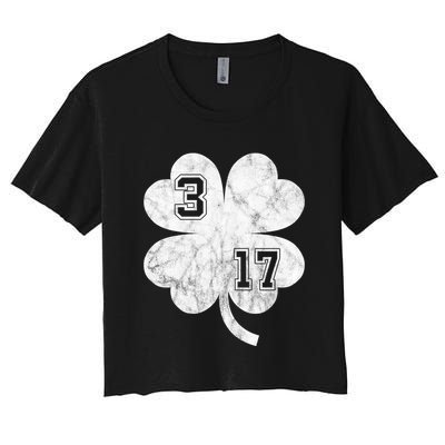 Vintage 317 Irish Clover Crop Top