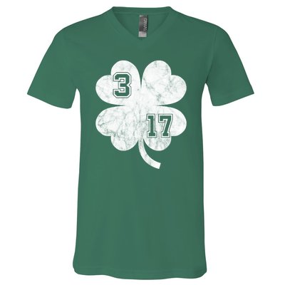 Vintage 317 Irish Clover V-Neck T-Shirt