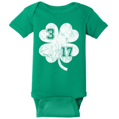 Vintage 317 Irish Clover Baby Bodysuit