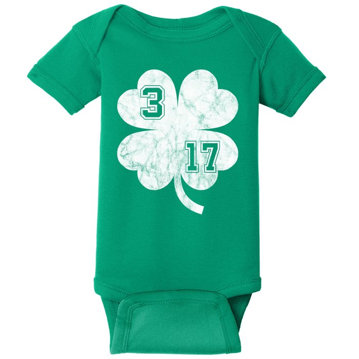 Vintage 317 Irish Clover Baby Bodysuit