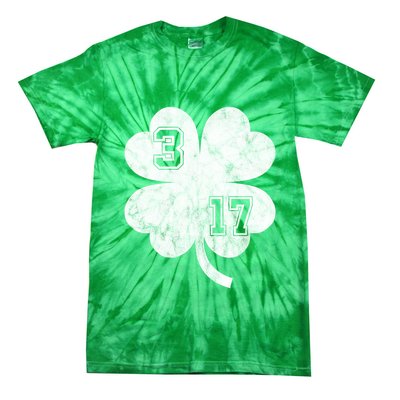 Vintage 317 Irish Clover Tie-Dye T-Shirt