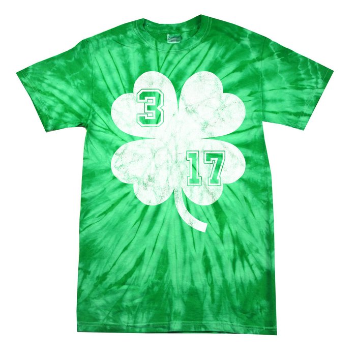 Vintage 317 Irish Clover Tie-Dye T-Shirt