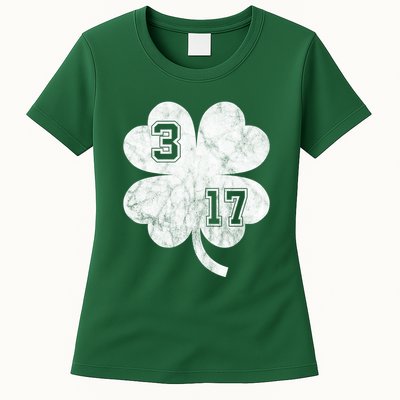 Vintage 317 Irish Clover Womens T-Shirt
