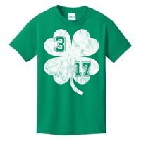 Vintage 317 Irish Clover Kids T-Shirt