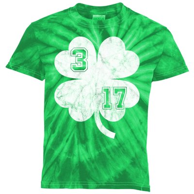 Vintage 317 Irish Clover Kids Tie-Dye T-Shirt