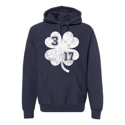 Vintage 317 Irish Clover Premium Hoodie