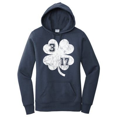 Vintage 317 Irish Clover Women's Pullover Hoodie