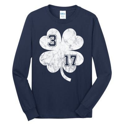 Vintage 317 Irish Clover Tall Long Sleeve T-Shirt