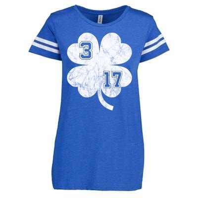 Vintage 317 Irish Clover Enza Ladies Jersey Football T-Shirt