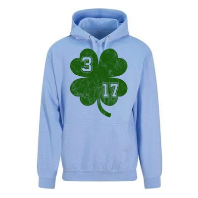 Vintage 317 Irish Clover Unisex Surf Hoodie