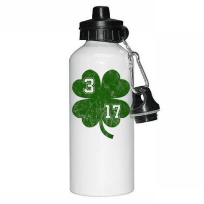 Vintage 317 Irish Clover Aluminum Water Bottle