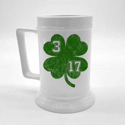 Vintage 317 Irish Clover Beer Stein