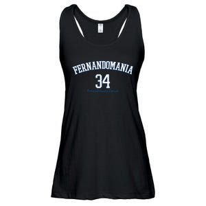 Valenzuela 34 Los Angeles Fernandomania Legend Ladies Essential Flowy Tank