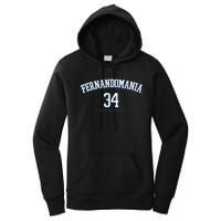 Valenzuela 34 Los Angeles Fernandomania Legend Women's Pullover Hoodie