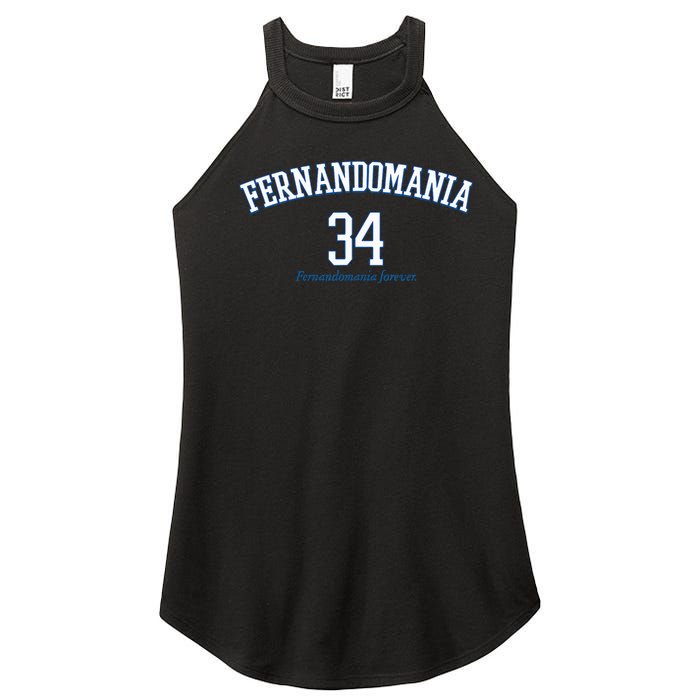 Valenzuela 34 Los Angeles Fernandomania Legend Women's Perfect Tri Rocker Tank