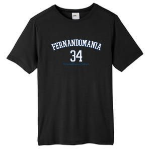 Valenzuela 34 Los Angeles Fernandomania Legend Tall Fusion ChromaSoft Performance T-Shirt