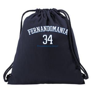 Valenzuela 34 Los Angeles Fernandomania Legend Drawstring Bag