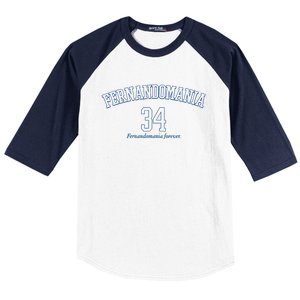 Valenzuela 34 Los Angeles Fernandomania Legend Baseball Sleeve Shirt