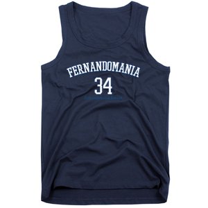 Valenzuela 34 Los Angeles Fernandomania Legend Tank Top