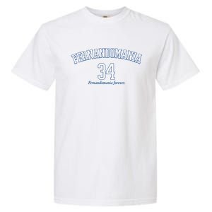 Valenzuela 34 Los Angeles Fernandomania Legend Garment-Dyed Heavyweight T-Shirt