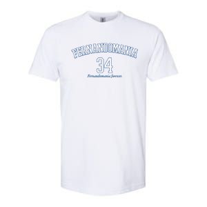 Valenzuela 34 Los Angeles Fernandomania Legend Softstyle CVC T-Shirt