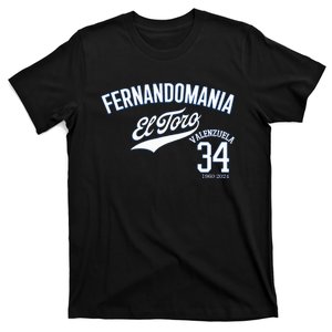 Valenzuela 34 Los Angeles Legendary Fernandomania El Toro T-Shirt