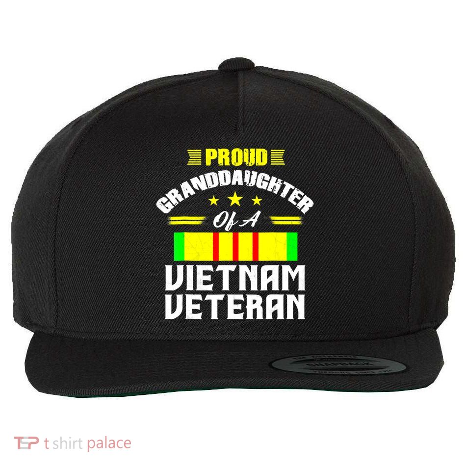 Veteran 365 Proud Granddaughter Of A Vietnam Veteran Wool Snapback Cap