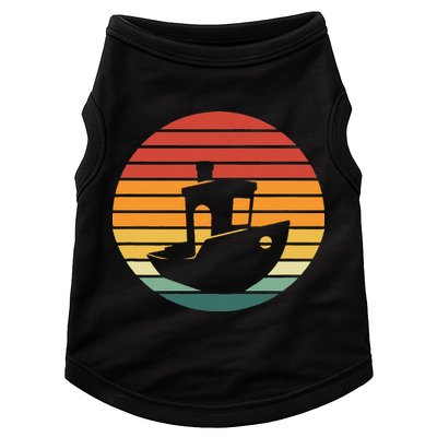 Vintage 3d Printing Benchy Sunset For 3d Printer Maker Doggie Tank