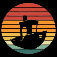 Vintage 3d Printing Benchy Sunset For 3d Printer Maker Backpack