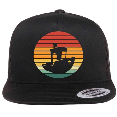 Vintage 3d Printing Benchy Sunset For 3d Printer Maker Flatbill Hat