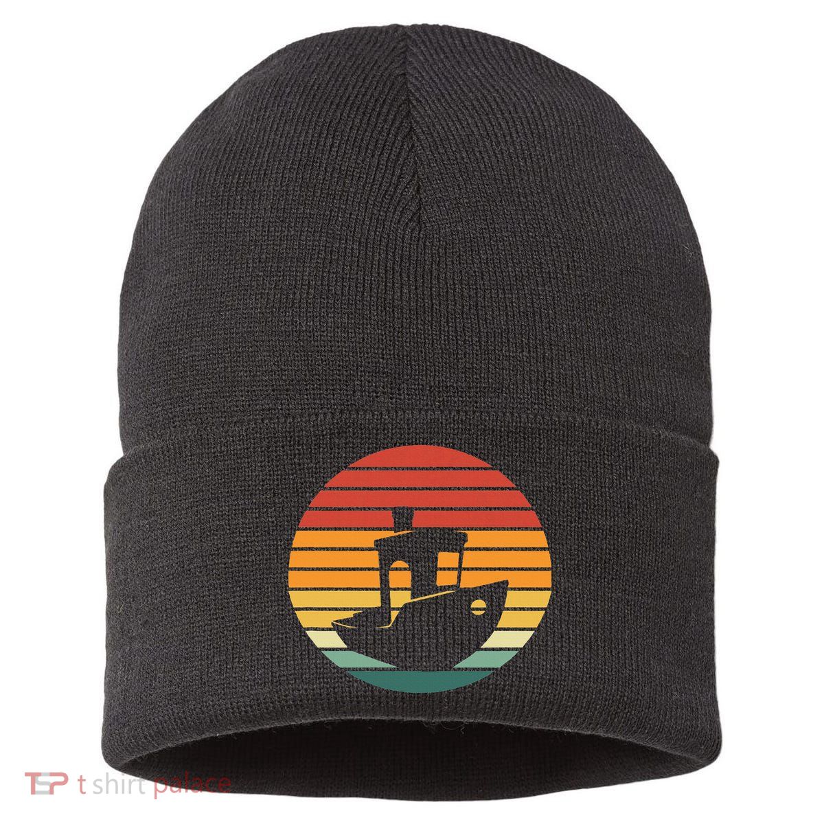 Vintage 3d Printing Benchy Sunset For 3d Printer Maker Sustainable Knit Beanie