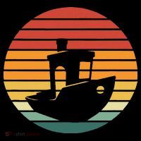 Vintage 3d Printing Benchy Sunset For 3d Printer Maker Baby Bodysuit