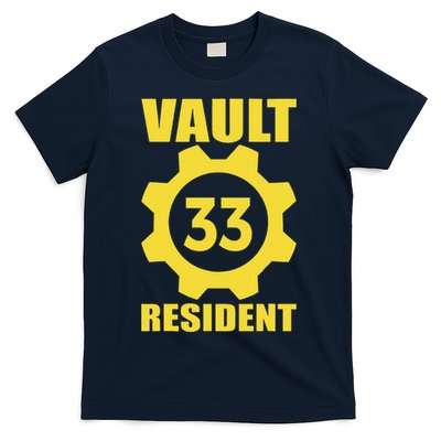 Vault 33 Resident Funny Yellow Blue T-Shirt